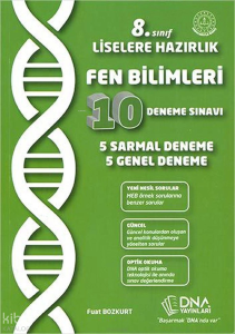 Dna Yayınları 8. Sınıf Fen Bilimleri 10 Deneme Sınavı
