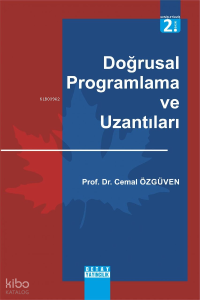 Doğrusal Programlama ve Uzantıları