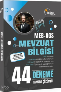 Doktrin Yayınları MEB-AGS Mevzuat Bilgisi 44 Deneme Çözümlü