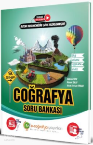 E- Coğrafya Yayınları 9. Sınıf Coğrafya Soru Bankası