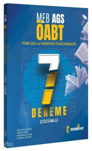 Edebiyat TV ÖABT MEB-AGS Türk Dili Edebiyatı Öğretmenliği 7 Deneme Çözümlü