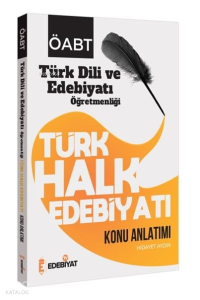 Edebiyat TV ÖABT Türk Dili ve Edebiyatı Türk Halk Edebiyatı Konu Anlatımı - Hidayet Aydın Edebiyat TV Yayınları