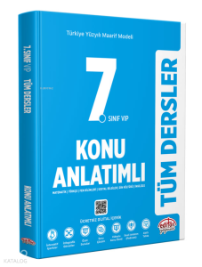 Editör 7. Sınıf VIP Tüm Dersler Maarif Model Konu Anlatımlı