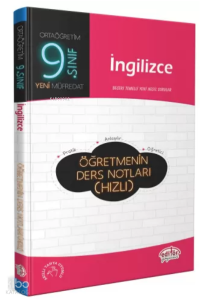 Editör 9.Sınıf İngilizce Öğretmenin Ders Notları(Hızlı)
