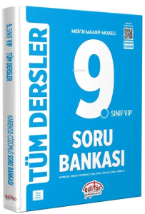 Editör 9. Sınıf VIP Tüm Dersler Soru Bankası - Mavi Kitap