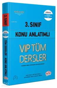 Editör Vip 3. Sınıf Tüm Dersler Konu Anlatımlı Mavi Kitap Kamp:
