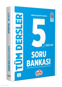 Editör Yayınevi 5. Sınıf Vip Tüm Dersler Soru Bankası