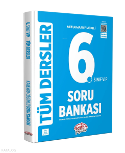 Editör Yayınevi 6. Sınıf VIP Tüm Dersler Soru Bankası