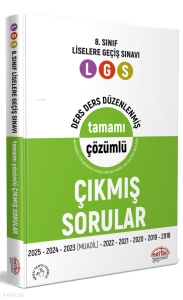 Editör Yayınevi 8.Sınıf LGS Çıkmış Sorular ve Çözümleri