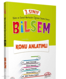 Editör Yayınları 3. Sınıf Bilsem Konu Anlatımlı