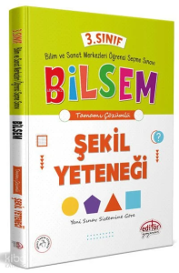 Editör Yayınları 3. Sınıf Bilsem Şekil Yeteneği Soru Bankası