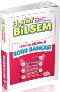 Editör Yayınları 3. Sınıf Bilsem Tamamı Çözümlü Soru Bankası Editör