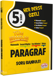 Editör Yayınları 5. Sınıf Tüm Branşlar Paragraf Soru Bankası