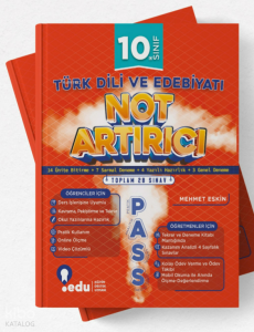 Edu Yayınları 10. Sınıf Türk Dili ve Edebiyat PASS Not Artırıcı