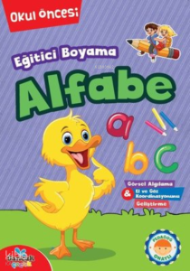 Eğitici Boyama - Alfabe Okul Öncesi
