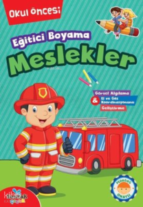 Eğitici Boyama - Meslekler Okul Öncesi