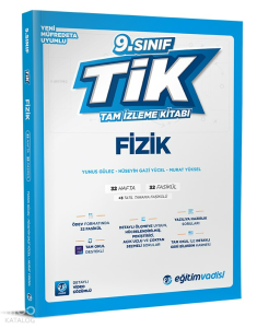 Eğitim Vadisi 2025 9. Sınıf Fizik tam İzleme Kitabı