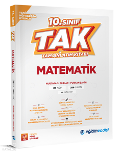 Eğitim Vadisi Yayınları 10. Sınıf Tam Anlatım Kitabı Matematik