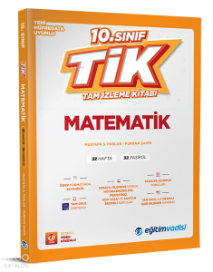 Eğitim Vadisi Yayınları 10.Sınıf Tam İzleme Kitabı Matematik