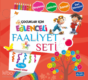 Eğlenceli Faaliyet Seti Kırmızı Kitap – 5 Yaş Üzeri