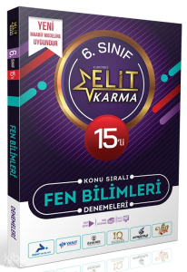 Elit Karma 6. Sınıf Fen Bilimleri Konu Sıralı 15'li Deneme