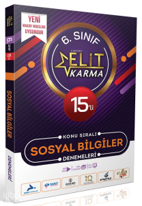 Elit Karma 6. Sınıf Sosyal Bilgiler Konu Sıralı 15'li Deneme