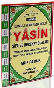 Elmalılı Hamdi Yazır Mealli Yasin Şifa ve Bereket Duaları (Yas-133, Fihristli)