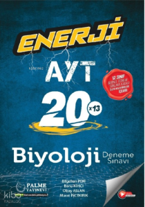 Enerji Ayt Biyoloji 20 Deneme Sınavı (12.Sınıf 1.Dönem Konularını İçerir.)