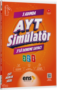 ENS Yayıncılık AYT Simülatör Eşit Ağırlık Sözel 3'lü Deneme Sayacı