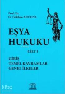 Eşya Hukuku - Giriş, Temel Kavramlar, Genel İlkeler - Cilt I