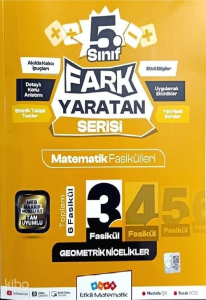 Etkili Matematik 5. Sınıf Matematik Fasikülleri-3 Geometrik Nicelikler Fark Yaratan Serisi
