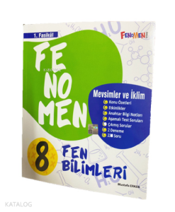 Fenomen 8. Sınıf Fen Bilimleri 1.Fasikül (Mevsimler Ve İklim)