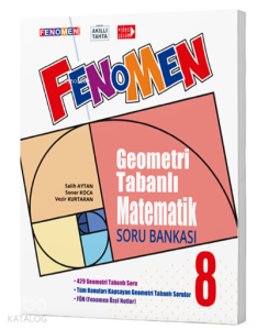 Fenomen 8. Sınıf Geometri Tabanlı Matematik Soru Bankası