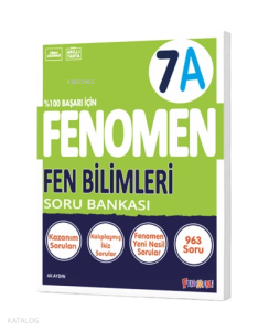 Fenomen Okul Yayınları 7. Sınıf Fen Bilimleri A Soru Bankası