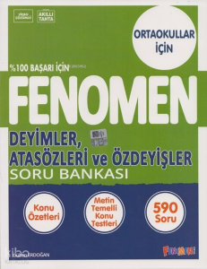 Fenomen Okul Yayınları 8. Sınıf Deyimler Atasözleri ve Özdeyişler Soru Bankası