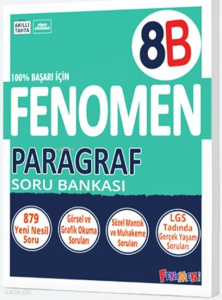 Fenomen Okul Yayınları 8. Sınıf Paragraf B Fenomen Soru Bankası
