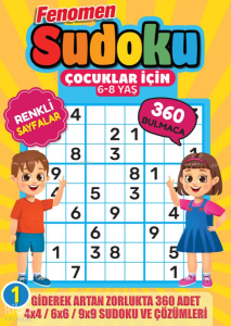Fenomen  Sudoku  Çocuklar İçin 6-8 Yaş
