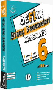 Fi Yayınları 6. Sınıf Define Matematik Branş Denemeleri Maarif Model
