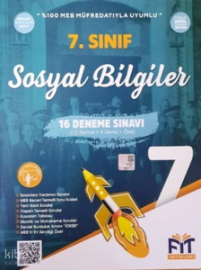 Fit Yayınları 7. Sınıf Sosyal Bilgiler 14 Deneme Sınavı