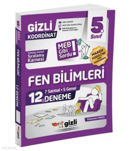 Gizli Yayınları 5. Sınıf Fen Bilimleri 12'li Deneme - MEB Gibi Sordu