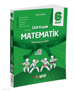 Gizli Yayınları 6. Sınıf Matematik Gizli Kuşak Değerlendirme Föyleri