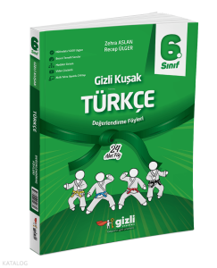 Gizli Yayınları 6. Sınıf Türkçe Gizli Kuşak Değerlendirme Föyleri