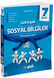 Gizli Yayınları 7. Sınıf Sosyal Bilgiler Gizli Kuşak Değerlendirme Föyleri