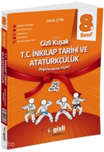 Gizli Yayınları 8. Sınıf T.C. İnkılap Tarihi ve Atatürkçülük Gizli Kuşak Değerlendirme Föyleri