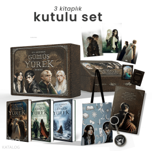 Gümüş Yürek Serisi  (Üç Kitaplık Hediyeli -  Ciltli - Kutu)