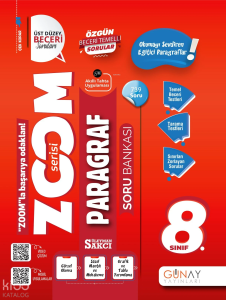 Günay Yayıncılık 8.Sınıf Zoom Serisi Paragraf
