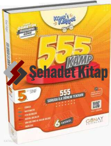 Günay Yayınları 5.Sınıf İlk Dönem Kamp Kitabı 555 Kamp