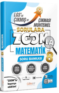 Günay Yayınları Zoom Serisi 8. Sınıf LGS Matematik Çıkması Muhtemel Soru Bankası