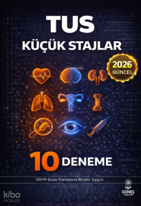 Güneş Kitabevleri 2026 TUS Küçük Stajlar 10 Deneme