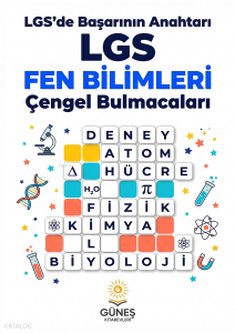 Güneş Kitabevleri LGS'de Başarının Anahtarı: LGS Fen Bilimleri Çengel Bulmacaları